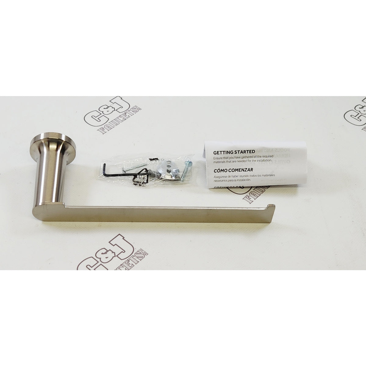 Signature Hardware 482831 10" Berwyn Towel Ring - Brushed Nickel