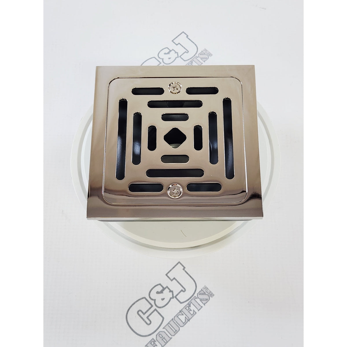 Signature Hardware 446694 Adelphi 4-1/2" Linear Shower Drain - Polished Nickel