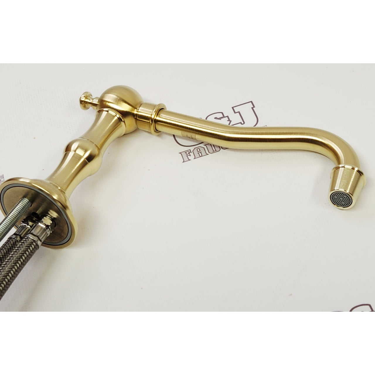 Newport Brass 3-360/04 Chesterfield Bathroom Faucet Spout - Satin Brass