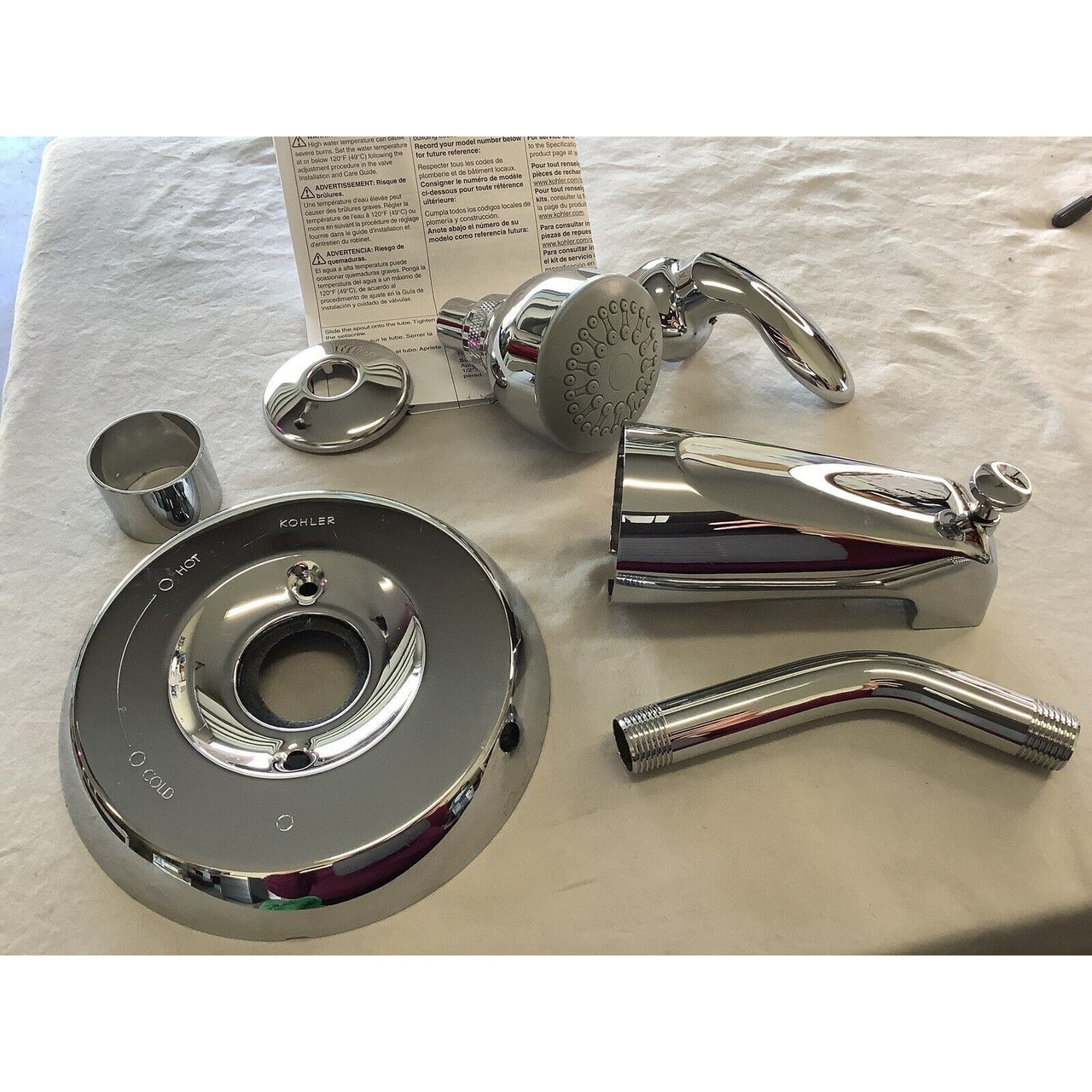 Kohler TS15601-4-CP Coralais Bath and Shower Trim Kit - Polished Chrome