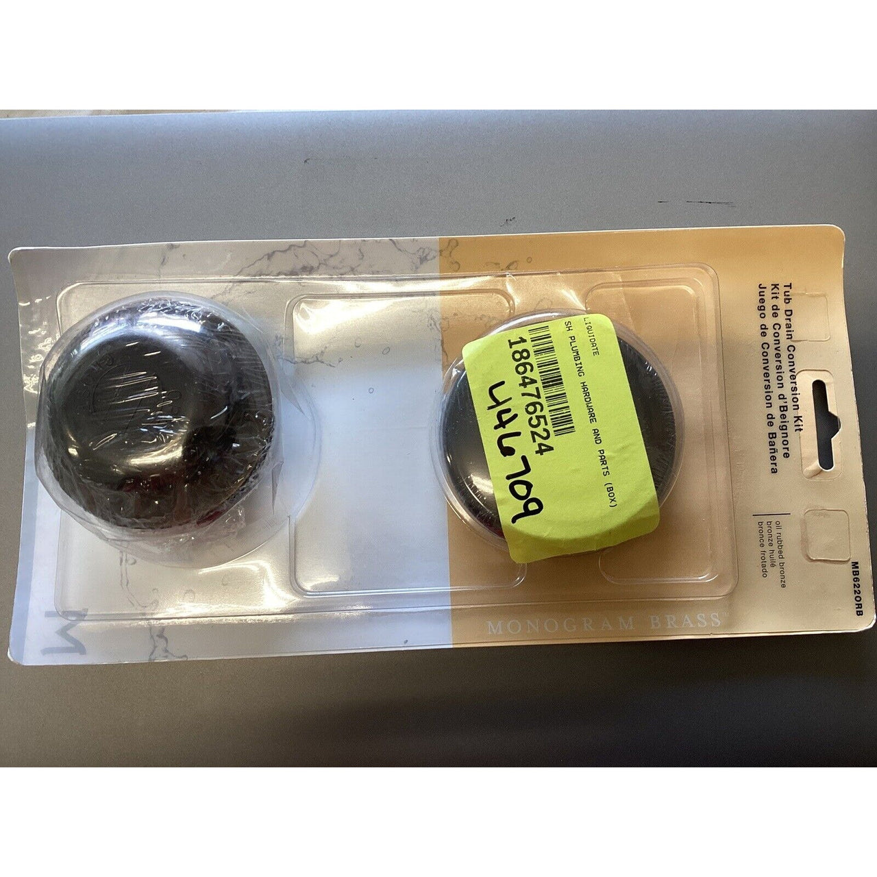 Signature Hardware 446709 Pop-Up Drain with Overflow Cover - Oil Rubbed Bronze