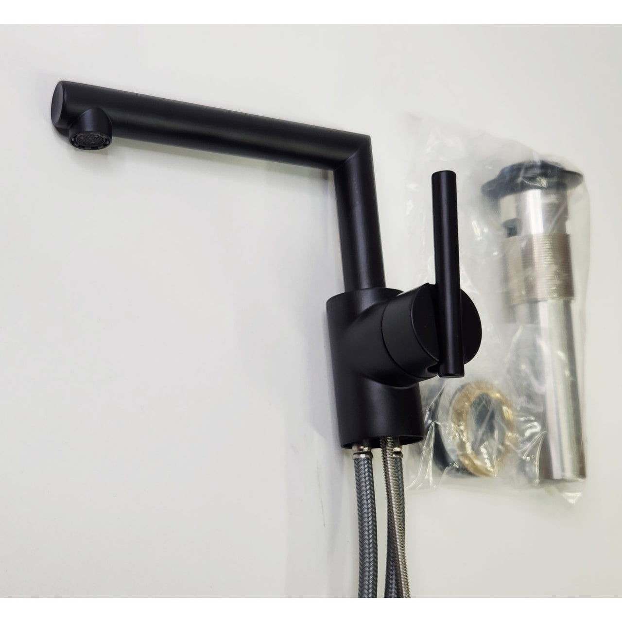Moen S43001BL Arris Single Handle Single Hole Bathroom Faucet - Matte Black