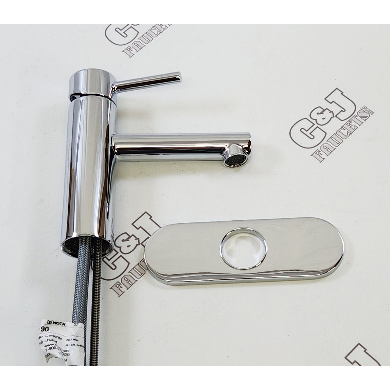 Moen 6190 Align 1.2 GPM One-Handle Single Hole Bathroom Faucet - Chrome