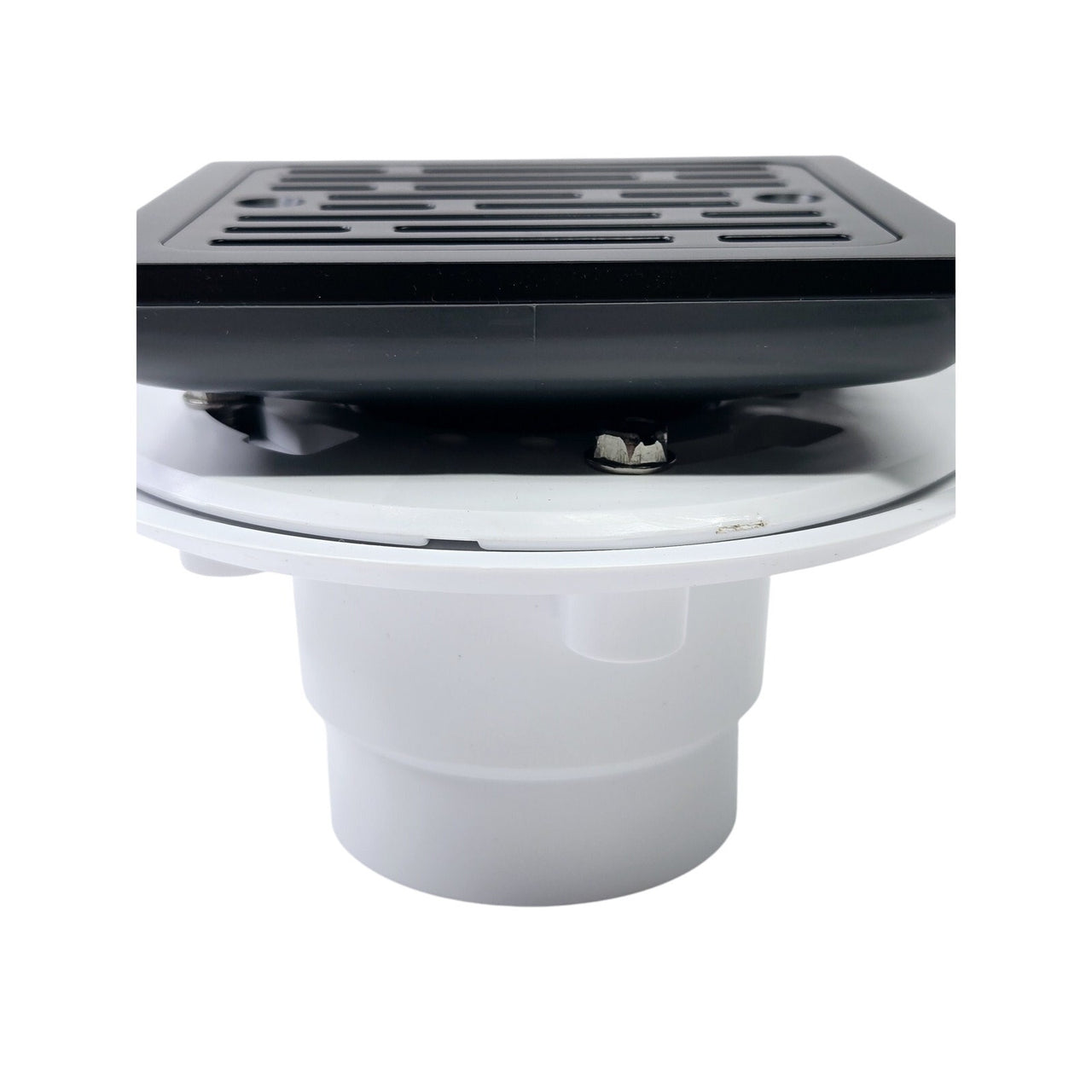 Delta DT062412-BL 4" Square Shower Floor Drain - Matte Black