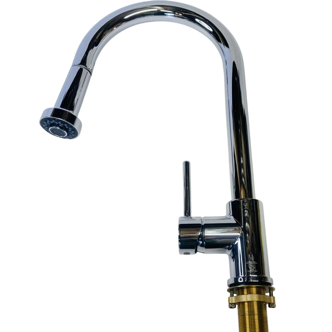 Signature Hardware 465190 Ridgeway Kitchen Faucet with Deck Plate - Chrome