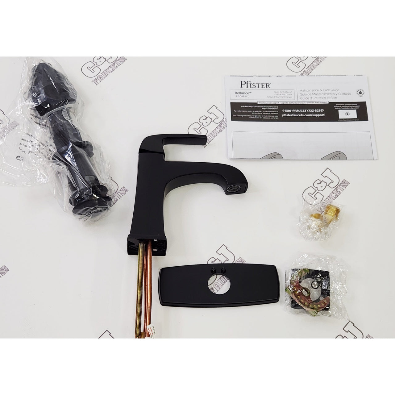 Pfister LF-042-BLLB Bellance Single Control Bathroom Faucet - Matte Black