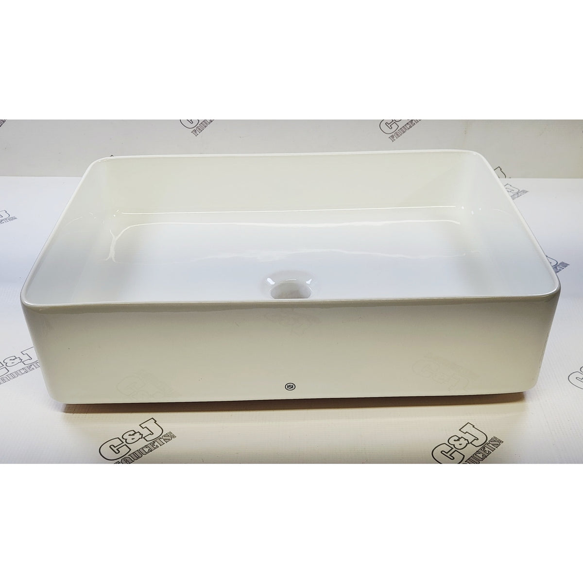 Signature Hardware 447956 Hibiscus 20" Rectangular Vessel Bathroom Sink - White
