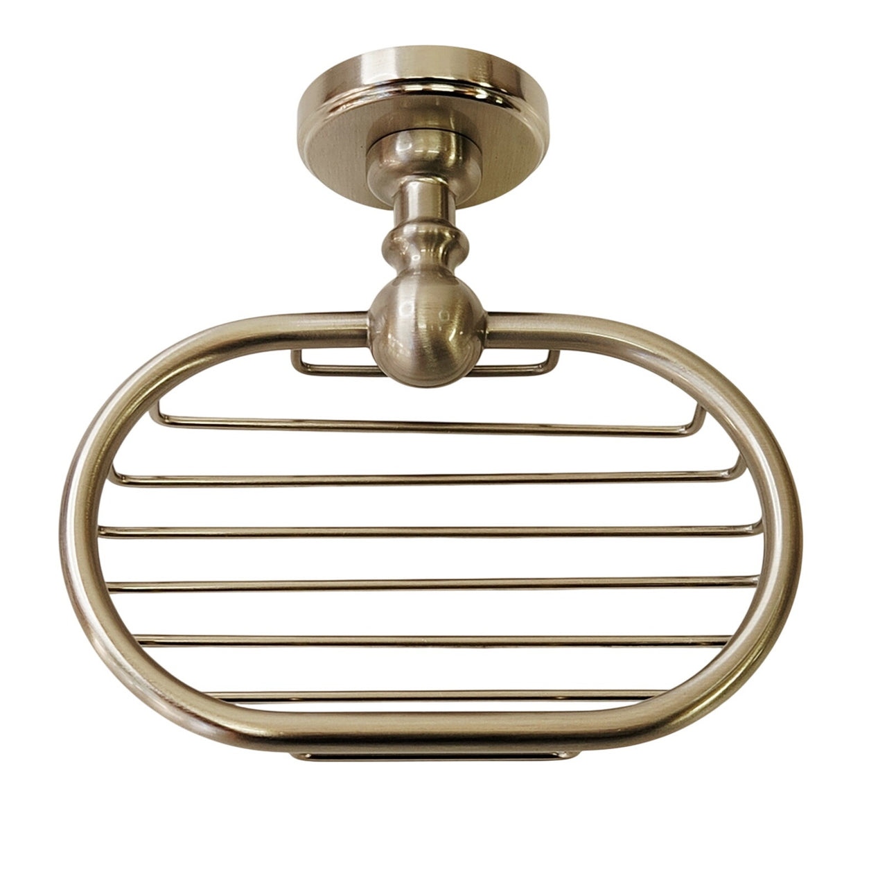 ICO Bath V68594 Ember 5-1/2" Wall Mounted Soap Basket - Brushed Nickel
