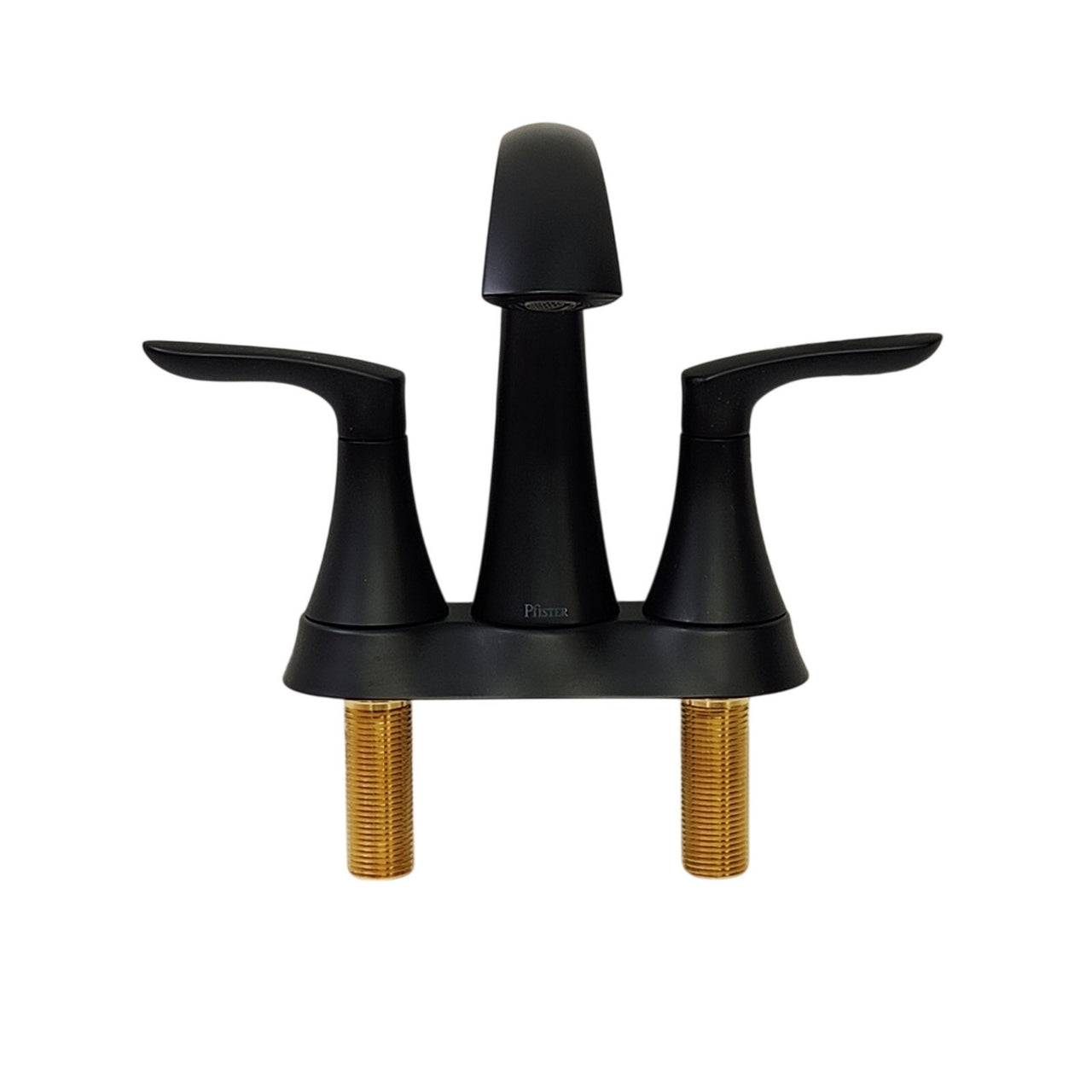 Pfister LG48-WRPB Weller 1.2 GPM Centerset Bathroom Faucet - Matte Black READ