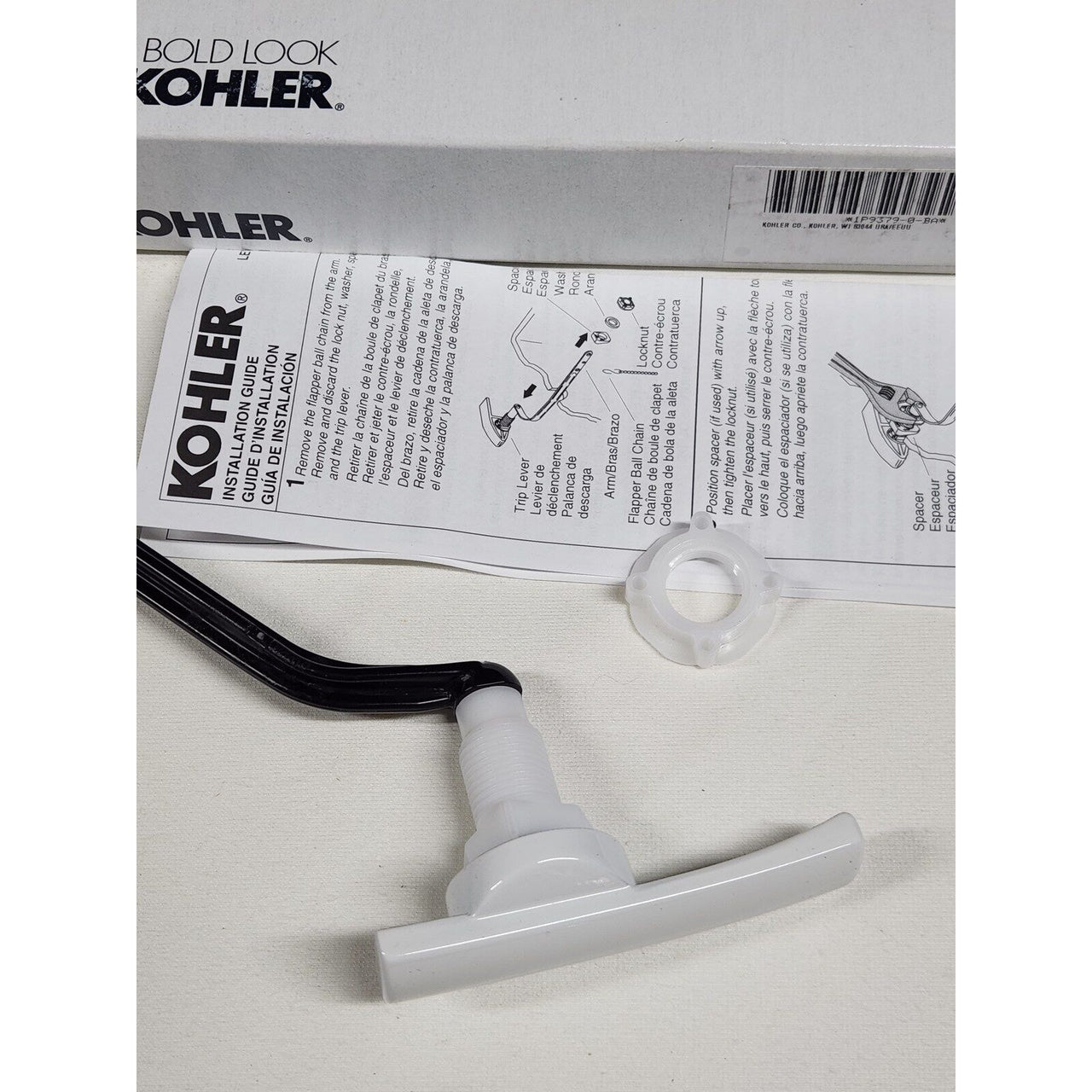 Kohler 9379-0 Wellworth Highline Trip Lever - White
