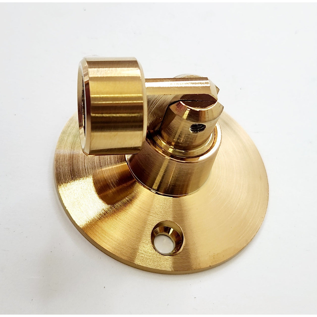 Signature Hardware 480918 Swivel Shower Support with Ceiling Flange - Brush Gold