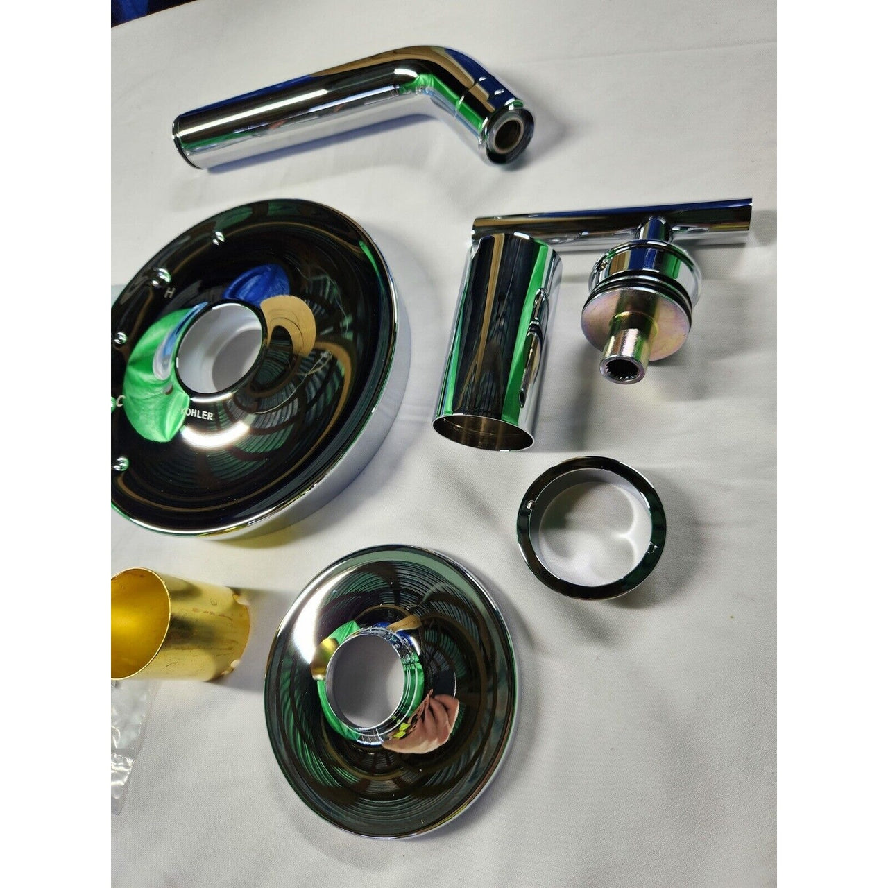 Kohler TLS14422-4-CP Purist Rite-Temp Valve Trim, NO Valve - Polished Chrome