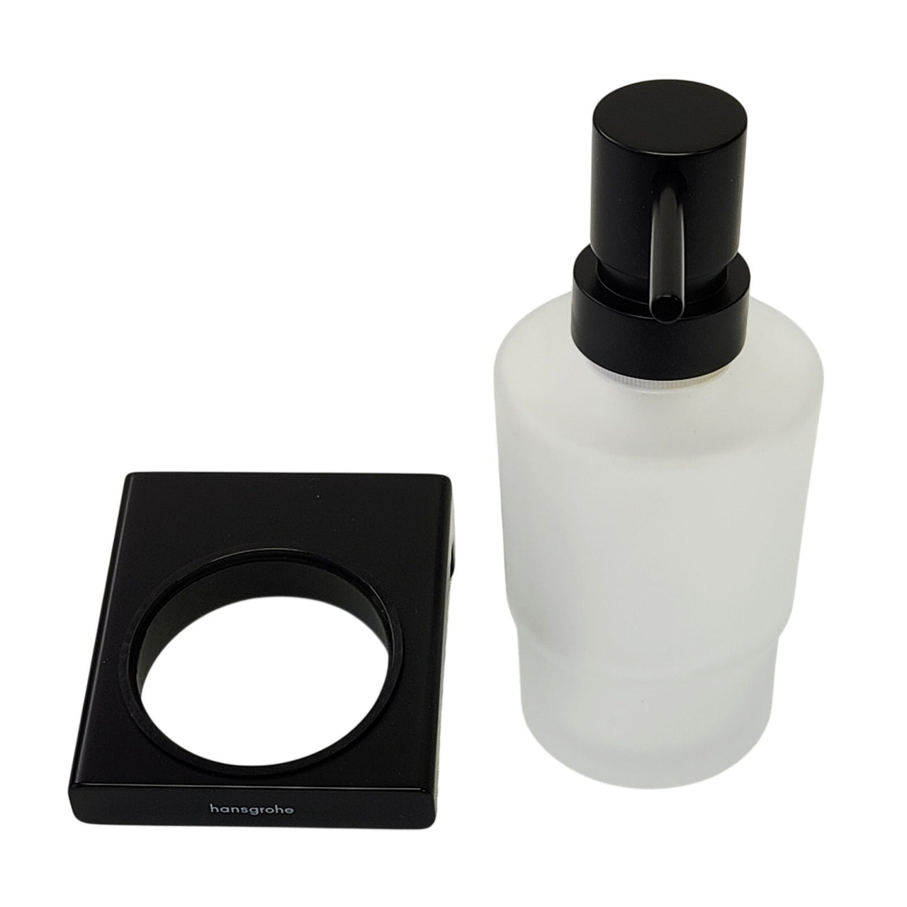 hansgrohe 41745670 AddStoris Wall Mount Soap Dispenser - Matte Black