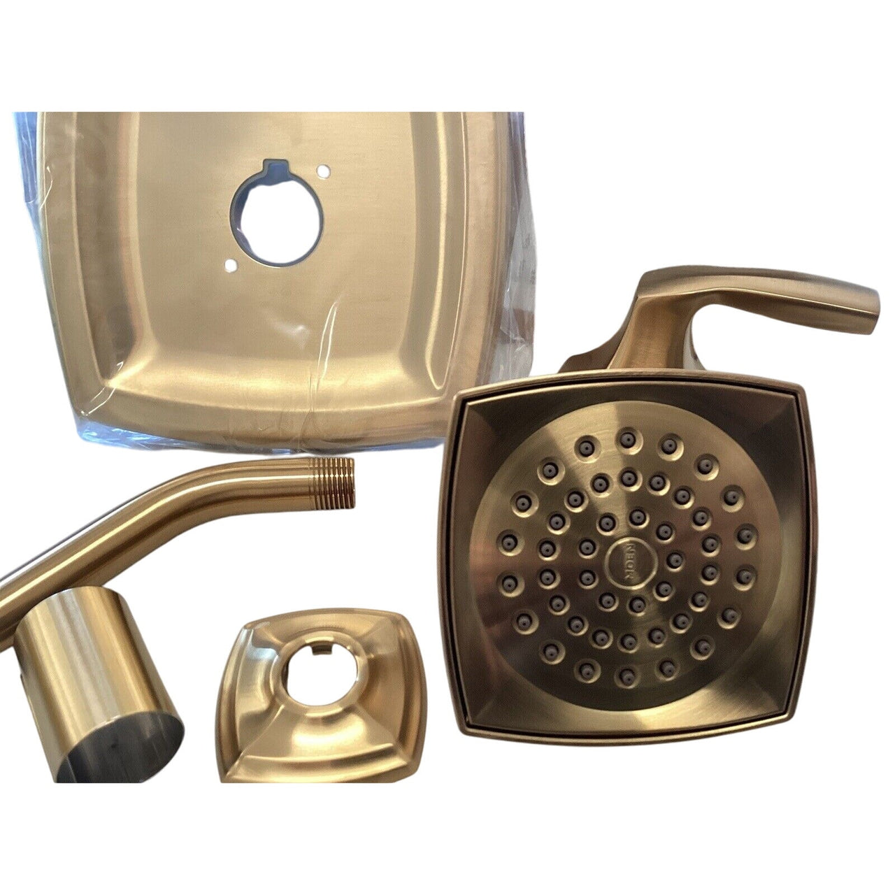Moen T2692EPBG Voss Pressure Balancing Shower Trim Kit, No Valve - Brushed Gold