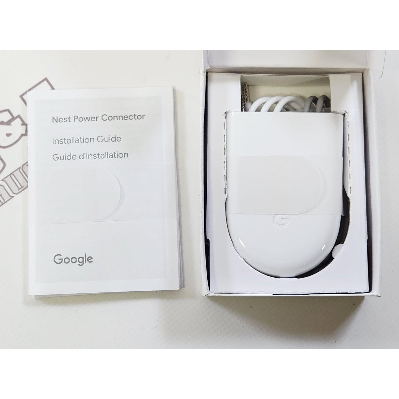 Google GA02493-US Nest C-Wire Substitute Power Connector - Snow