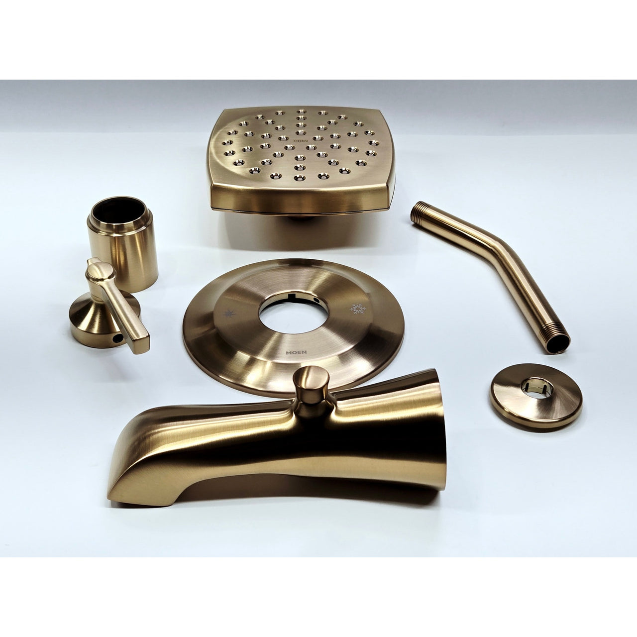 Moen UTS3913EPBG Flara Pressure Balanced Valve Trim Only - Brushed Gold