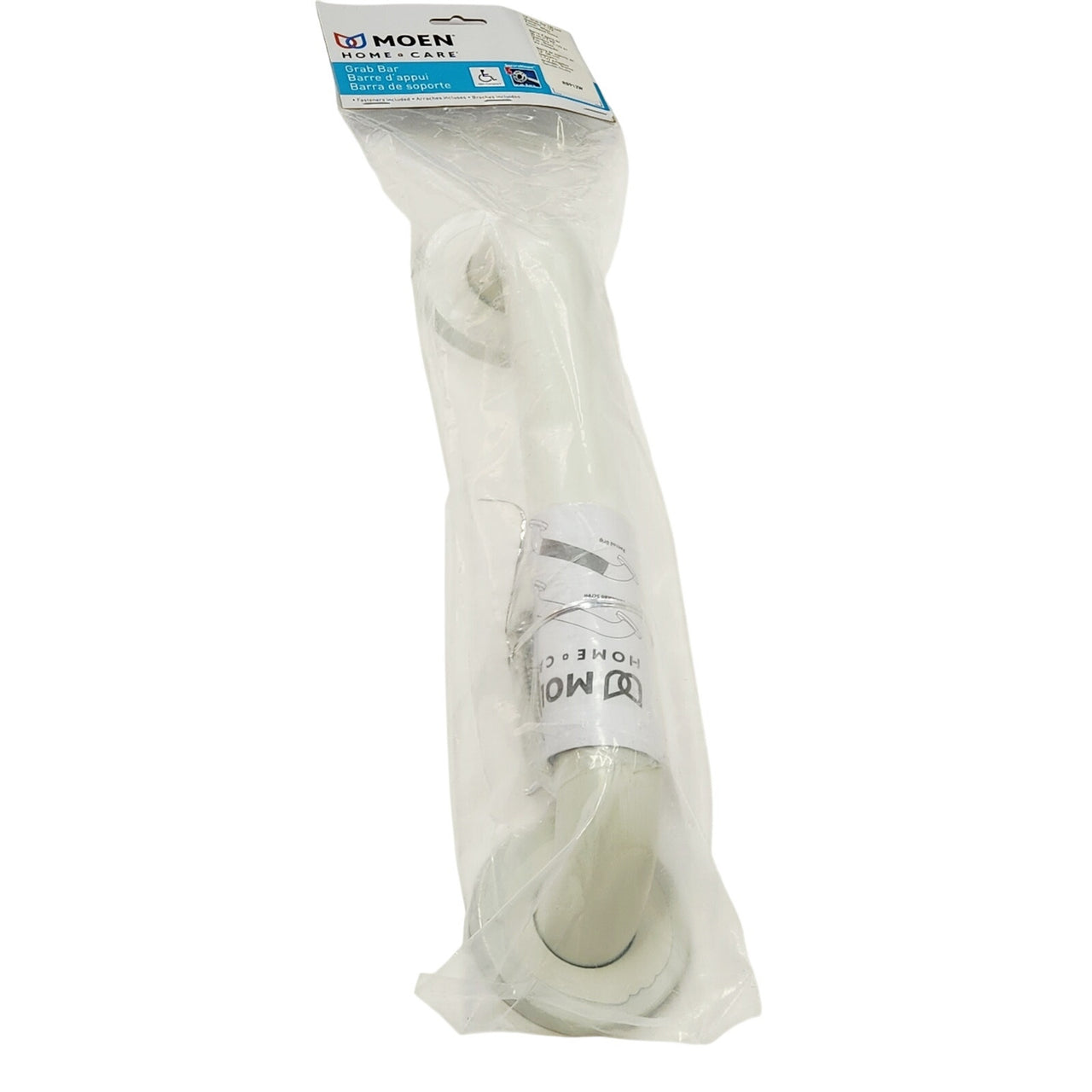 Moen R8912W Home Care 12" Grab Bar with 1-1/2" Diameter Bar - Glacier