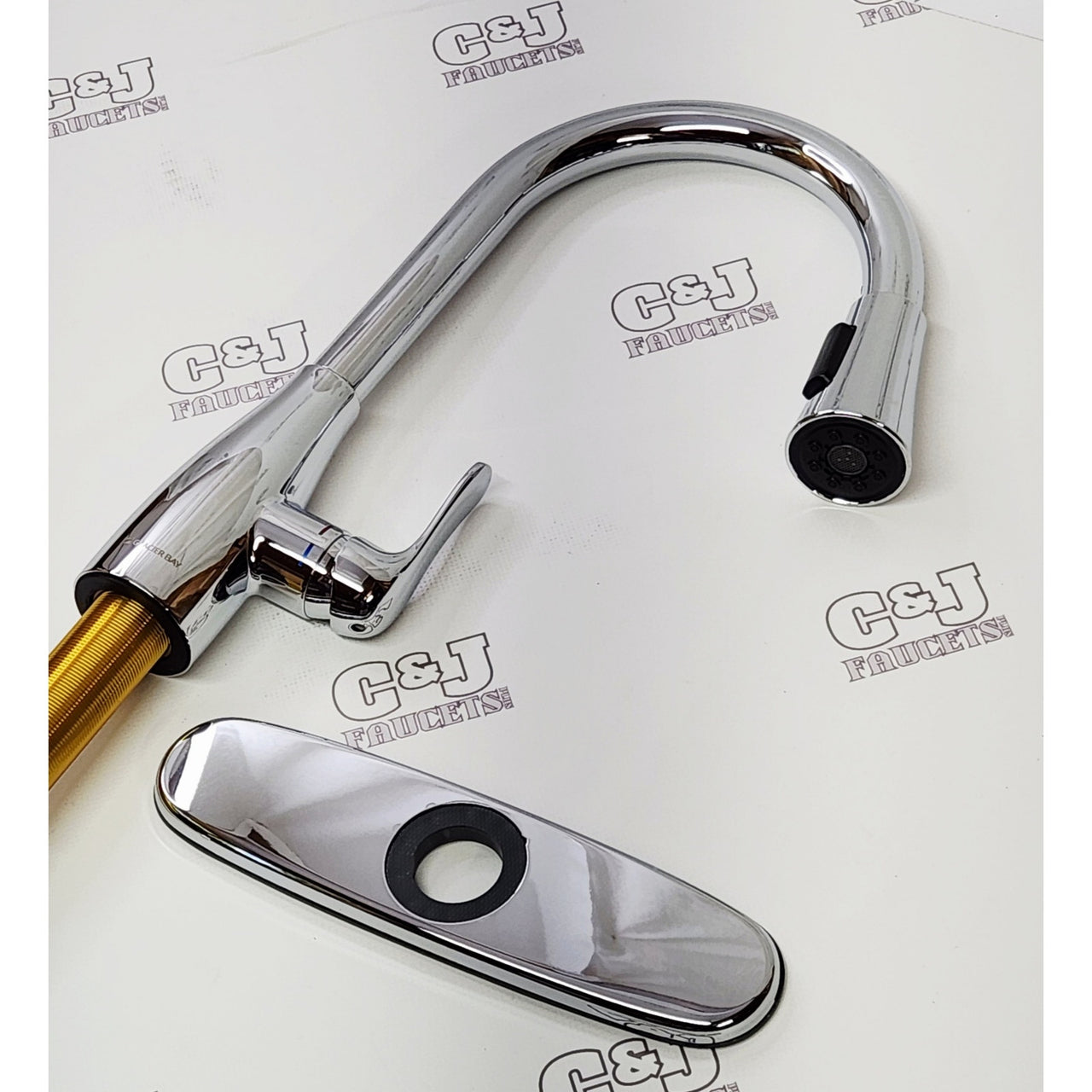 Glacier Bay 1007 991 855 McKenna Single-Handle Kitchen Faucet - Stainless Steel