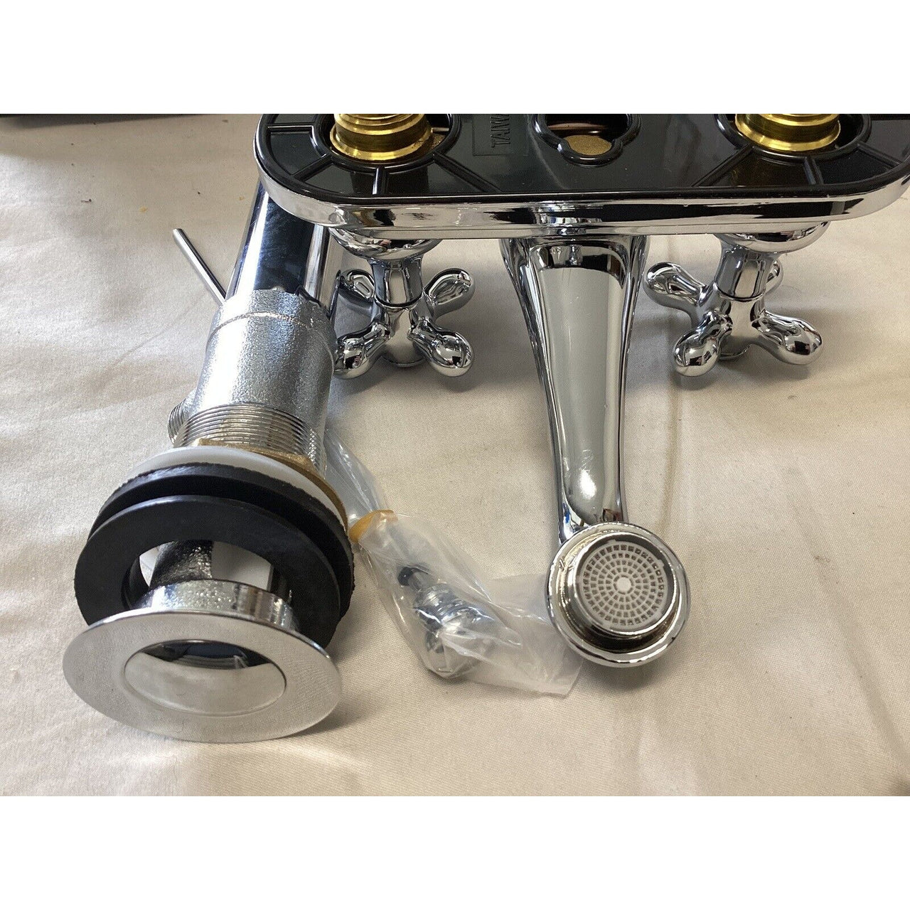 Signature Hardware 445922 Greensboro Centerset Bathroom Faucet, Overflow -Chrome
