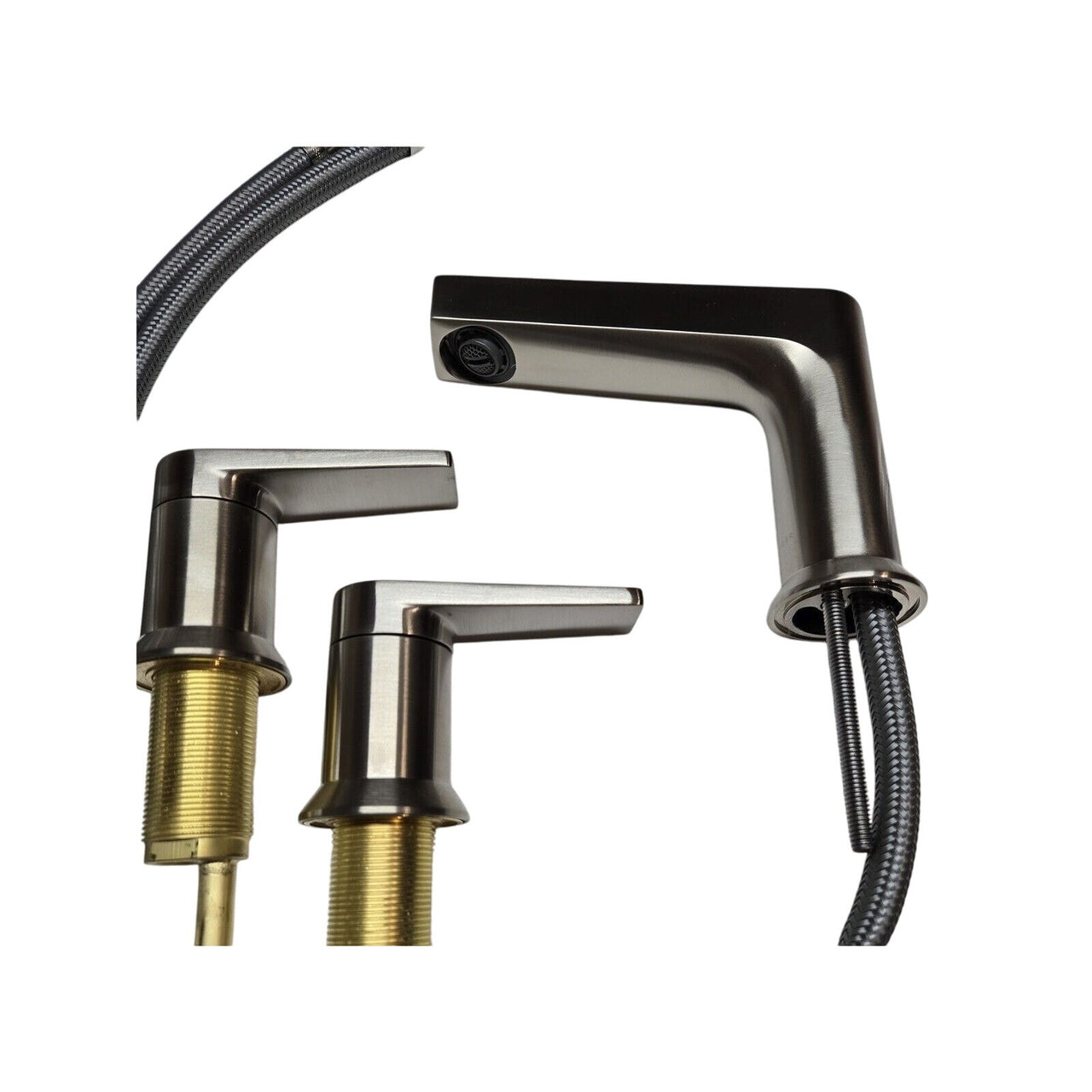 Kohler 97100-4-BN Taut Widespread Bathroom Sink Faucet, 1.2 GPM - Brushed Nickel