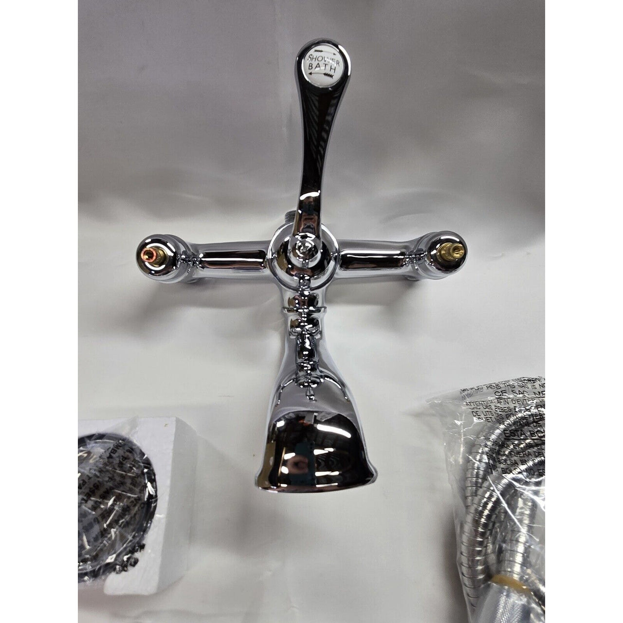 Kingston Brass AE554T1 Vintage Wall Mounted Tub Filler - Polished Chrome *READ
