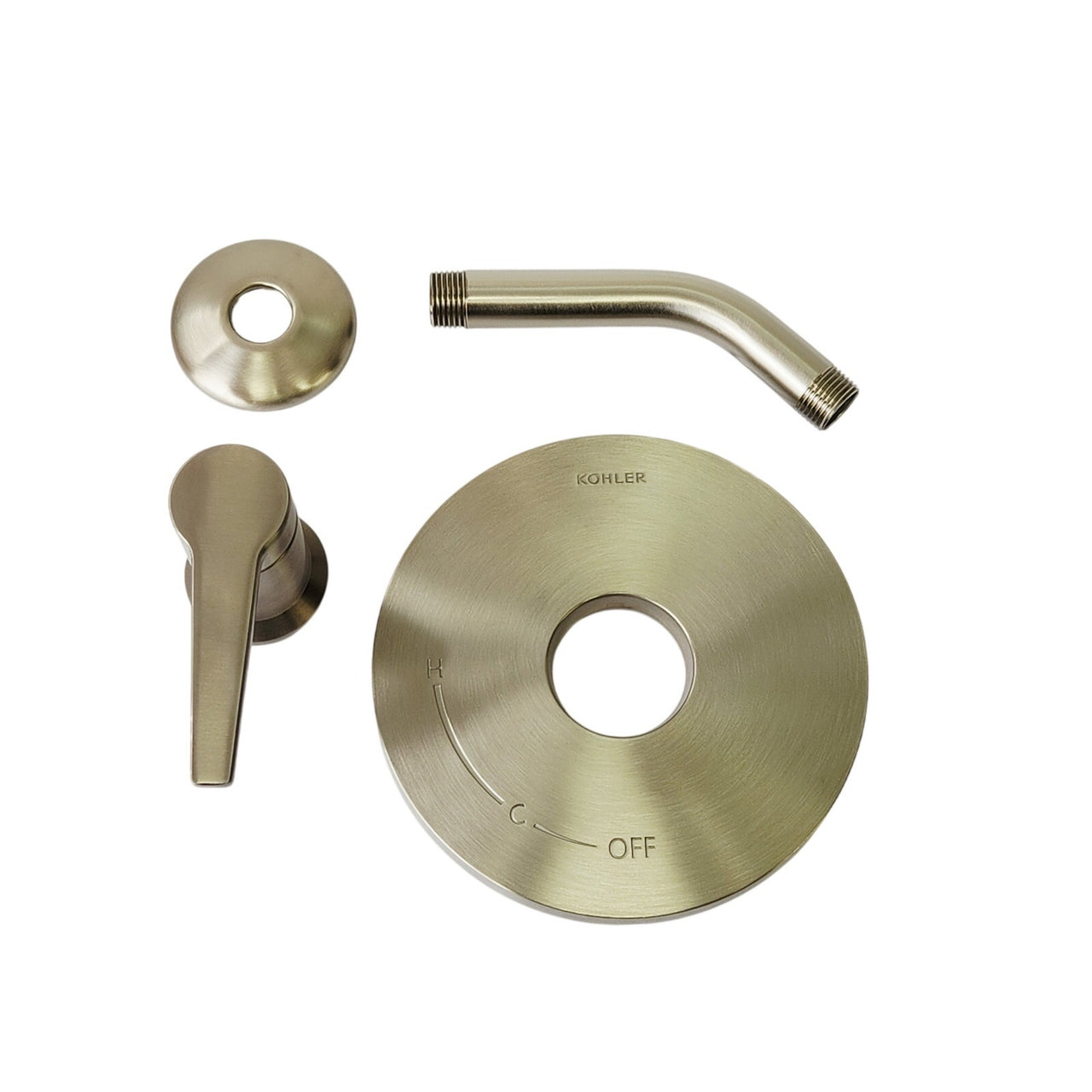 Kohler TLS97074-4-BN Pitch Bath and Shower Trim Kit - Brushed Nickel READ
