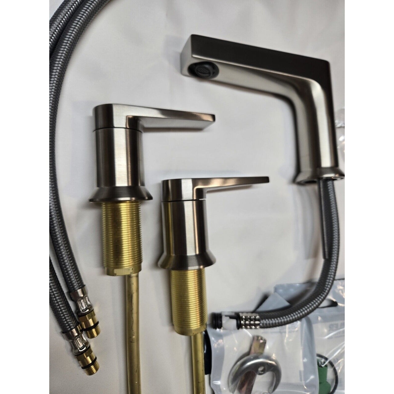 Kohler 97100-4-BN Taut Widespread Bathroom Sink Faucet, 1.2 GPM - Brushed Nickel