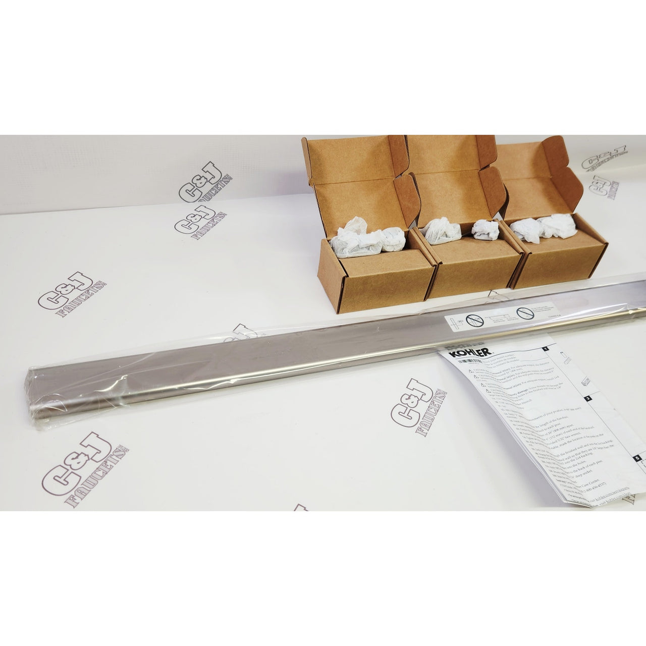 Kohler 97626-BNK Choreograph 36" Shower Barre - Anodized Brushed Nickel