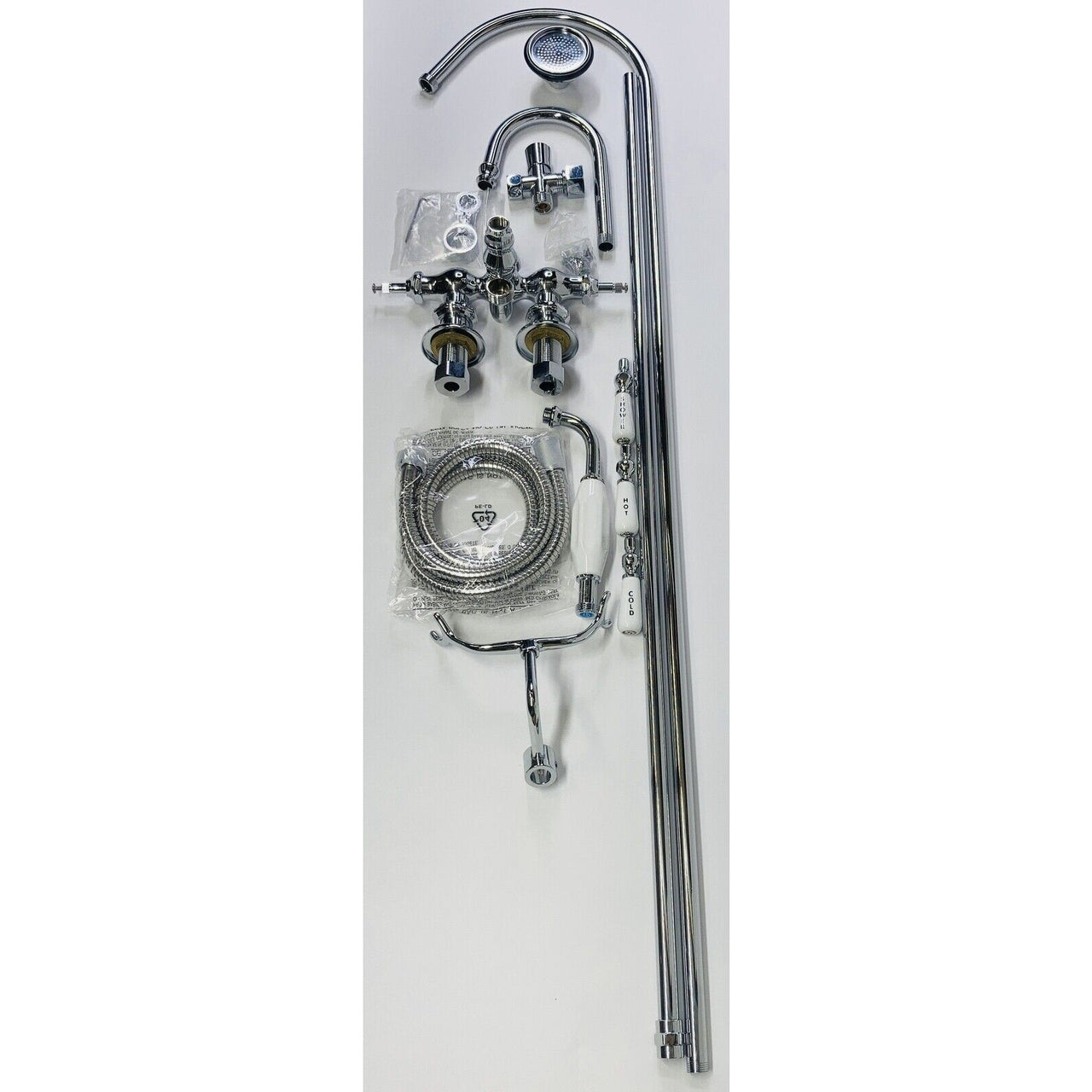 Signature Hardware 476400 Retrofit Showers Trim Package - 60x27 Ring - Chrome