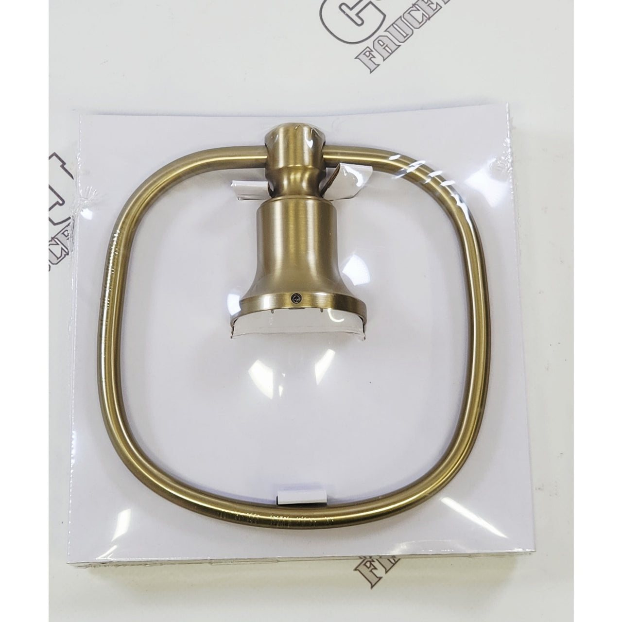 Glacier Bay 1012 940 038 Hoyt Bathroom Wall Mounted Towel Ring - Brushed Gold