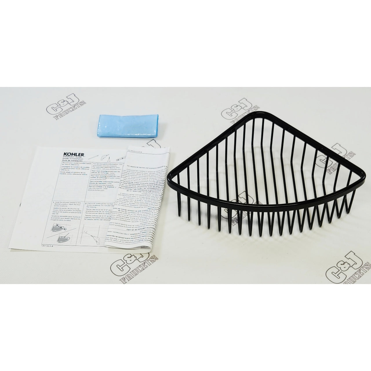 Kohler 1897-2BZ Corner Shower Basket Storage Caddy - Oil-Rubbed Bronze