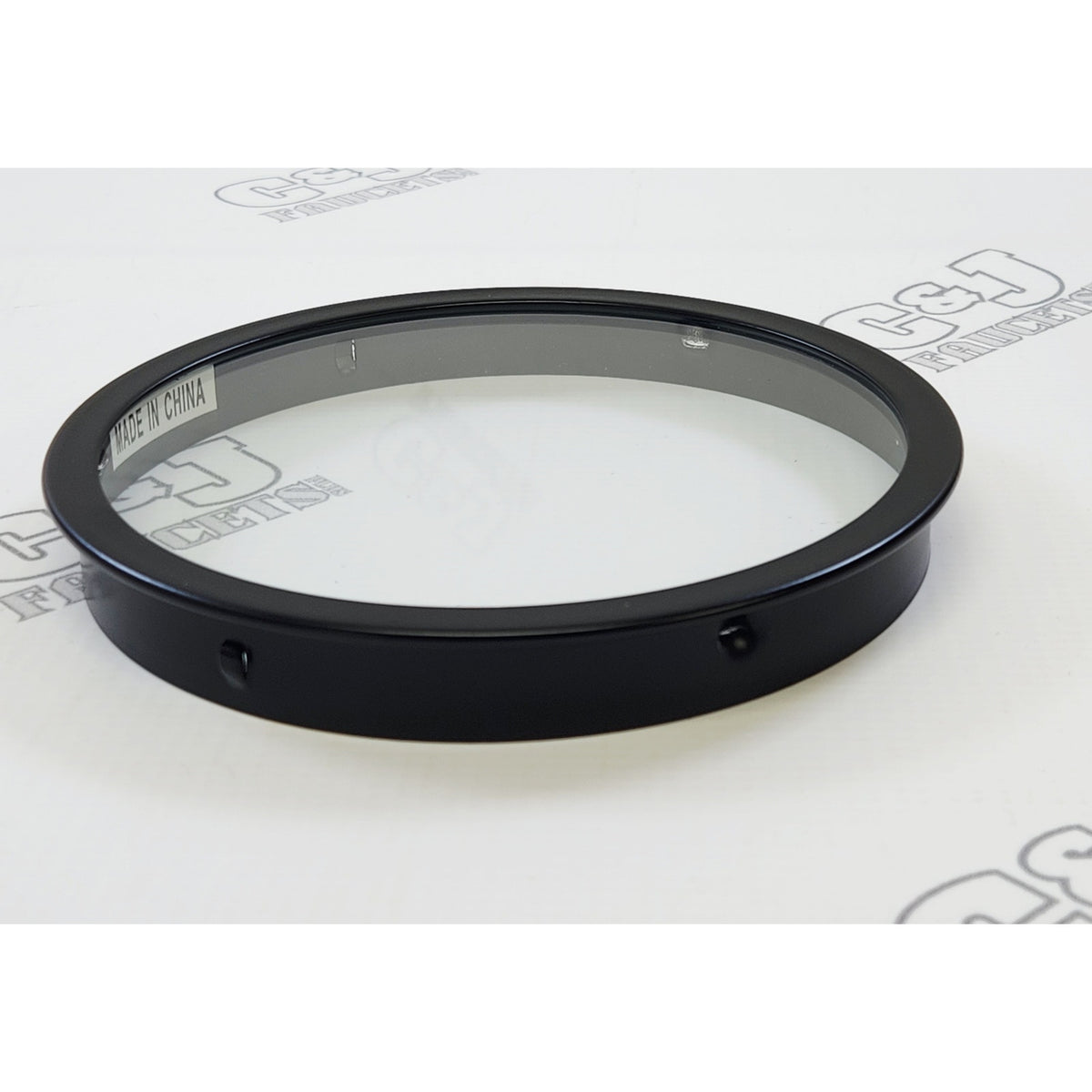 Kichler 9536BK 6" Clear Accessory Lens Outdoor Light Fixture - Black