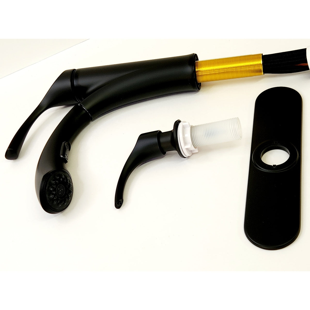 Kohler R72510-SD-BL Mistos Pull-Out Sprayer Kitchen Faucet - Matte Black
