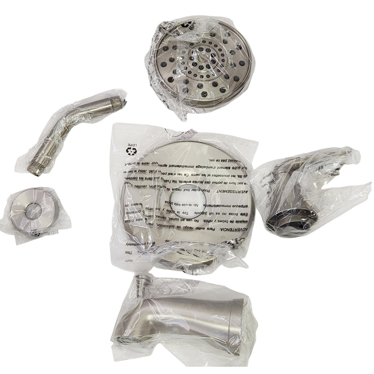 Pfister 8P8-WS2-LRSGS Ladera 3-Spray Tub and Shower Faucet - Brushed Nickel