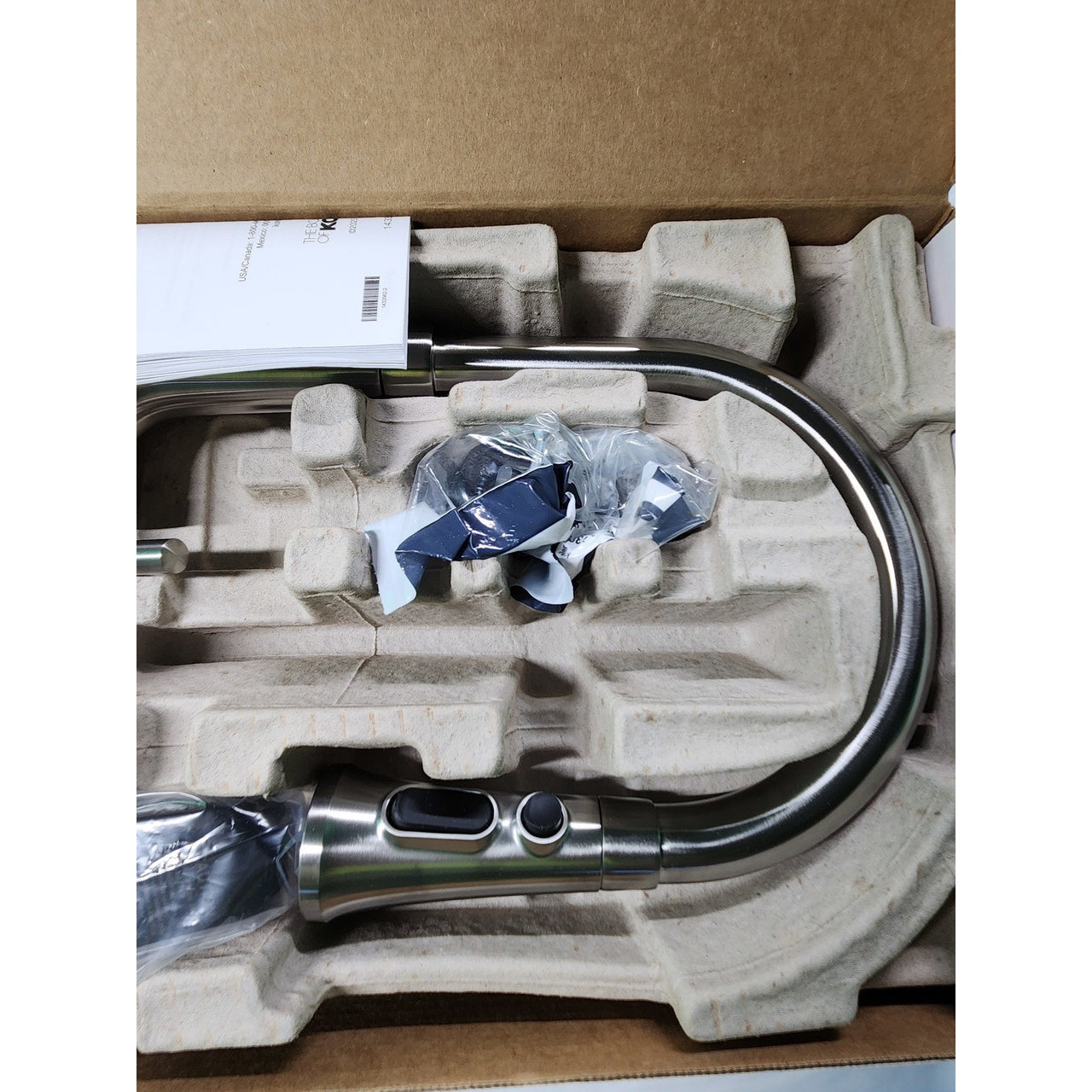 Kohler 23766-VS Tone Touchless Kitchen Sink Faucet - Vibrant Stainless