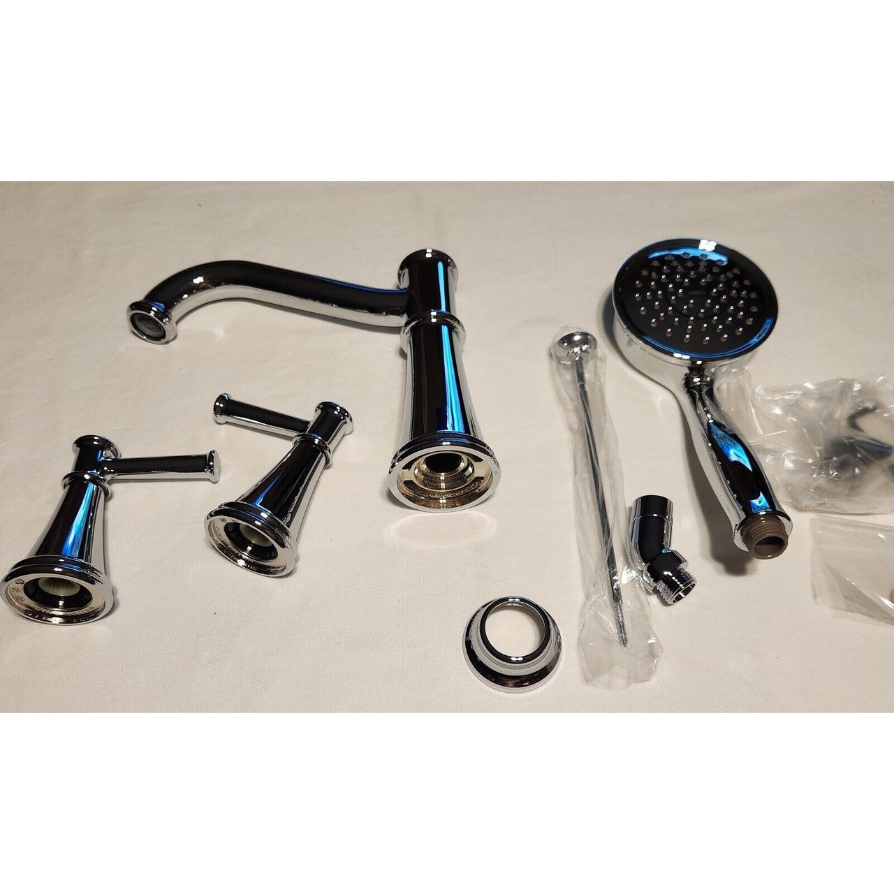 Moen T9024 Belfield 2-Handle Roman Tub Faucet and Hand Shower, No Valve - Chrome