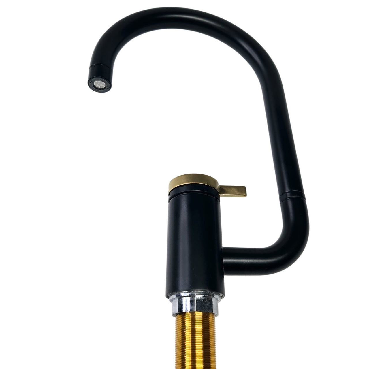 Kohler 28272-BMB Components 1.5 GPM Kitchen Faucet - Black and Moderne Brass