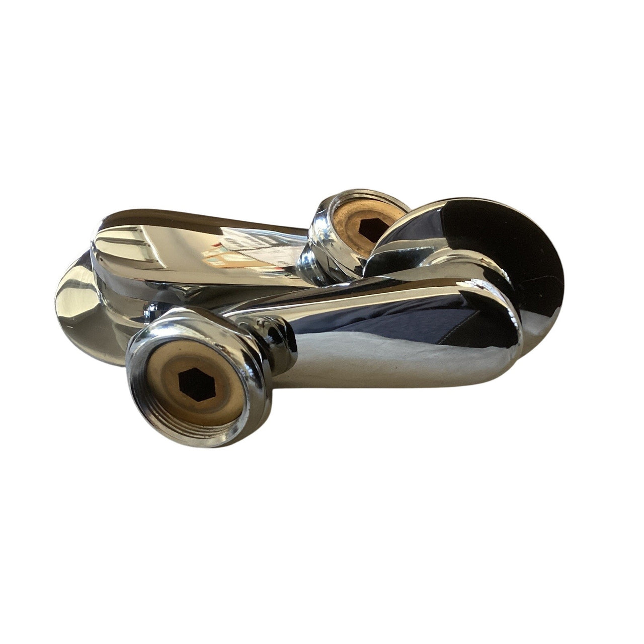 Signature Hardware 296686 Swing Arm Coupler (Sold in Pairs) - Polished Nickel