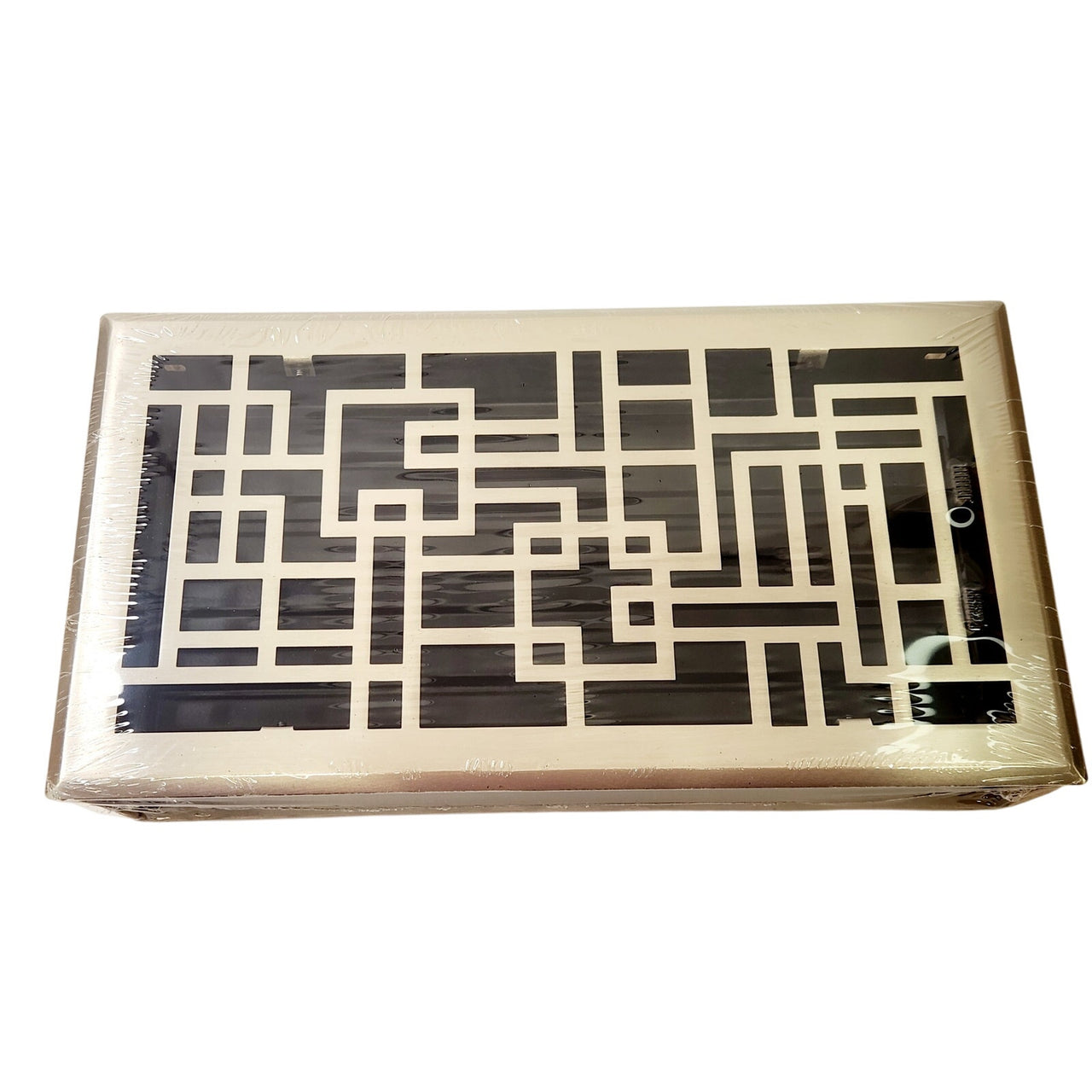 Signature Hardware 435448 Baer 6" x 12" Floor Register - Brushed Nickel