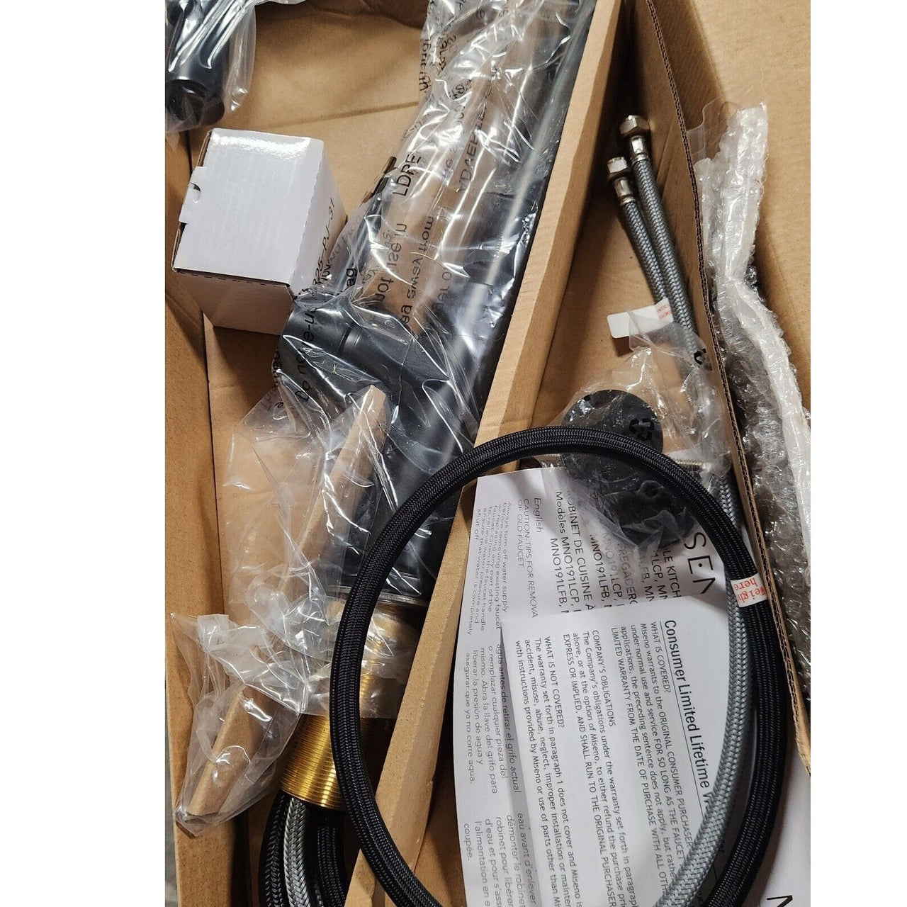 Miseno MNO191LFB Mia 1.8 GPM Pull Down Kitchen Faucet - Flat Black