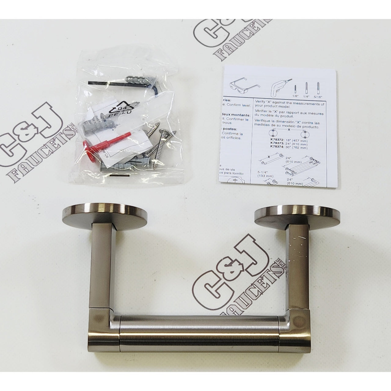 Kohler 78382-BN Components Pivoting Toilet Paper Holder - Brushed Nickel READ