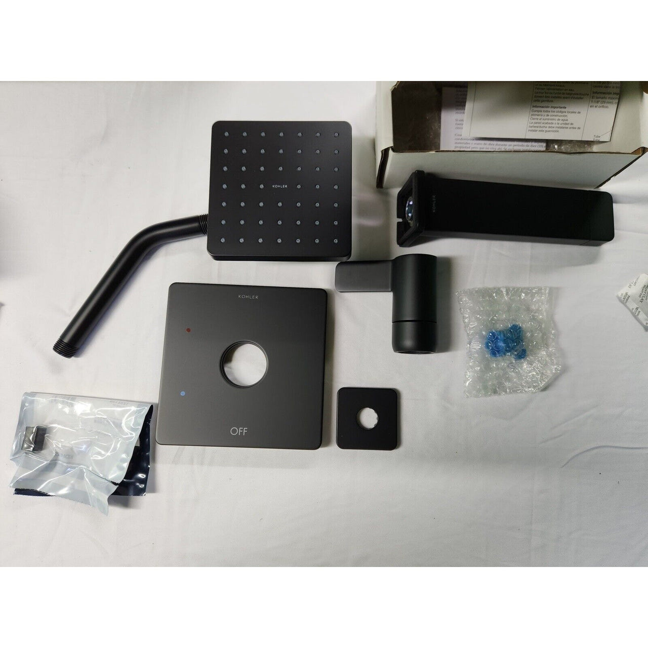 Kohler TS23502-4G-BL Parallel Bath and Shower Trim Kit - Matte Black
