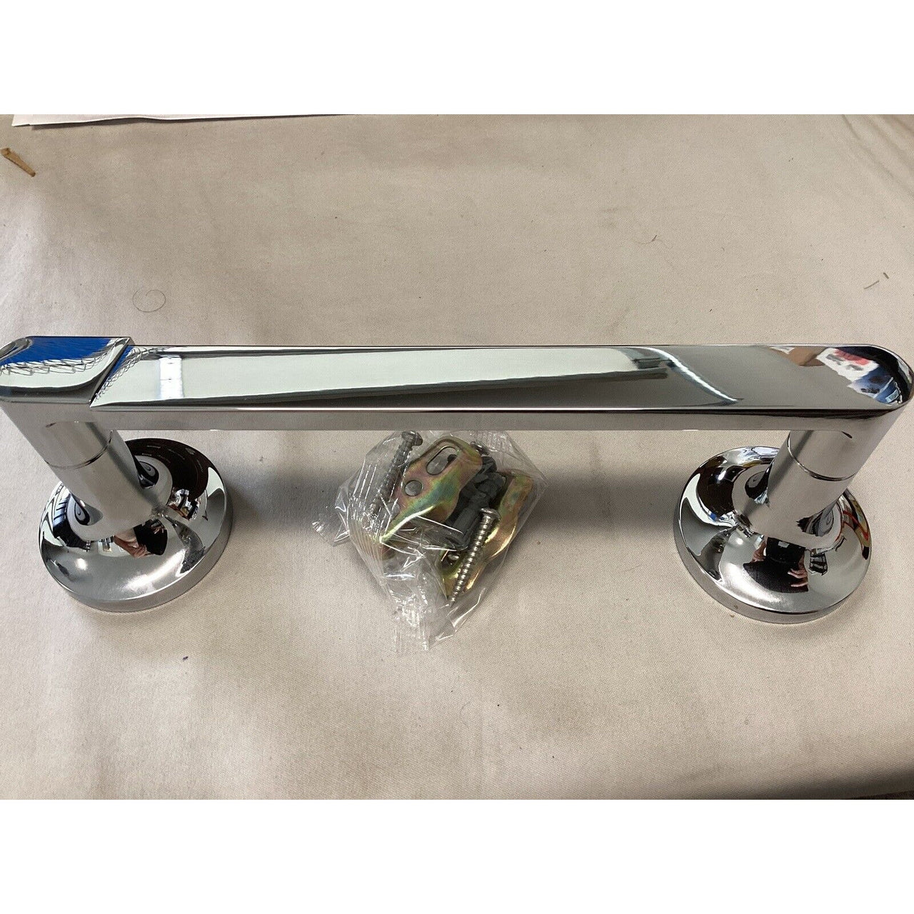 Signature Hardware 466404 Lentz Pivoting Toilet Paper Holder - Polished Chrome