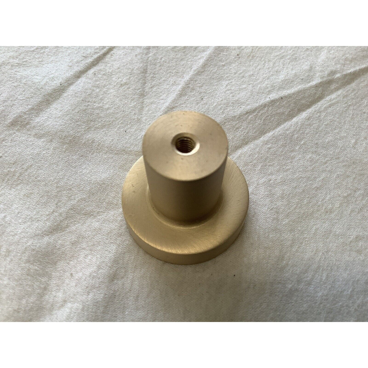 Signature Hardware 481265 Orvin 1-1/8 Inch Round Cabinet Knob - Satin Brass