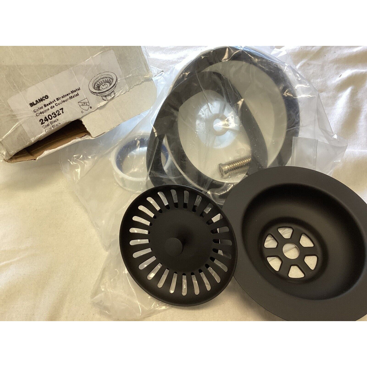 Blanco 240327 3.5" Metal Waste Flange - Coal Black