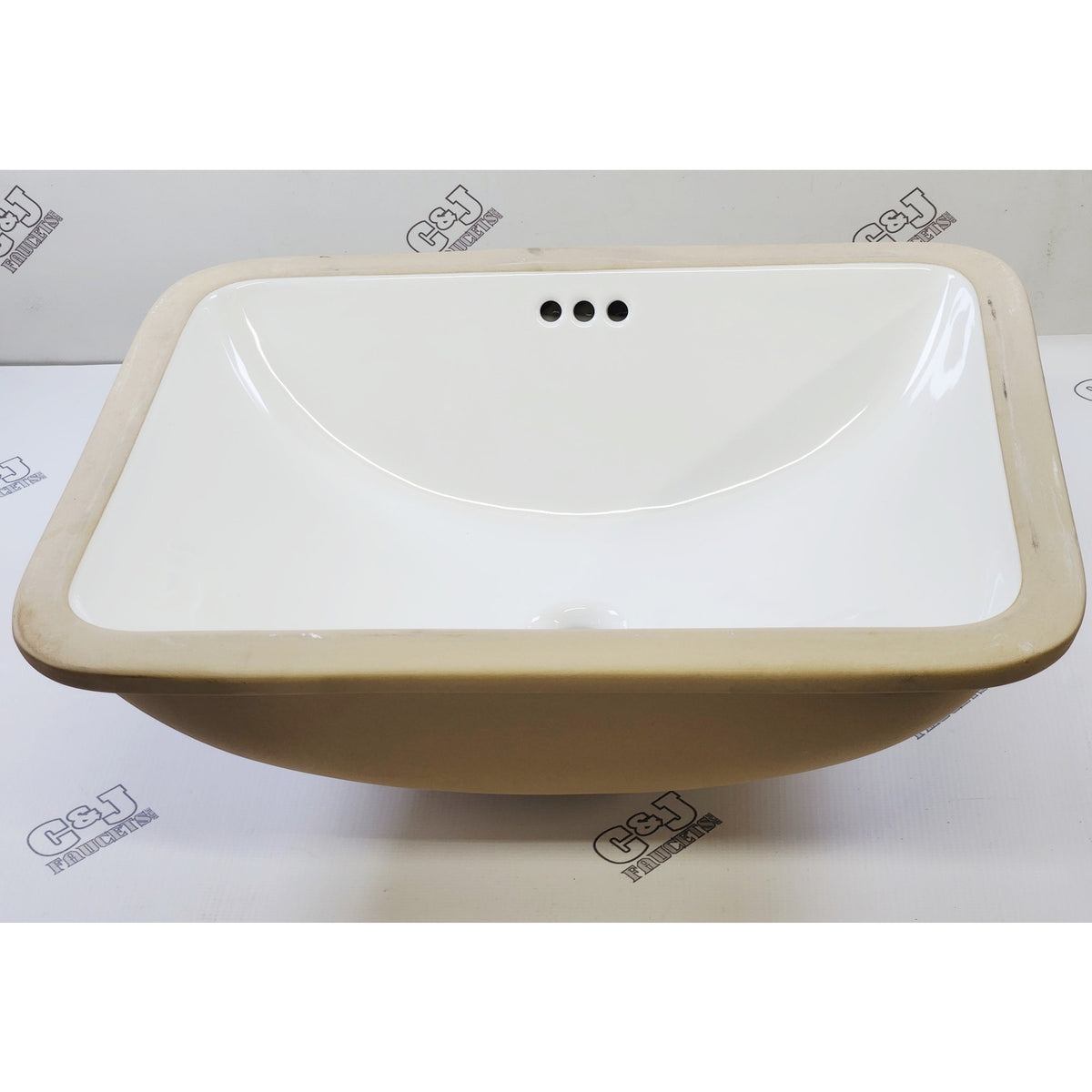 Proflo PF1813UWH Norris 20" x 16" Bathroom Undermount Sink - White