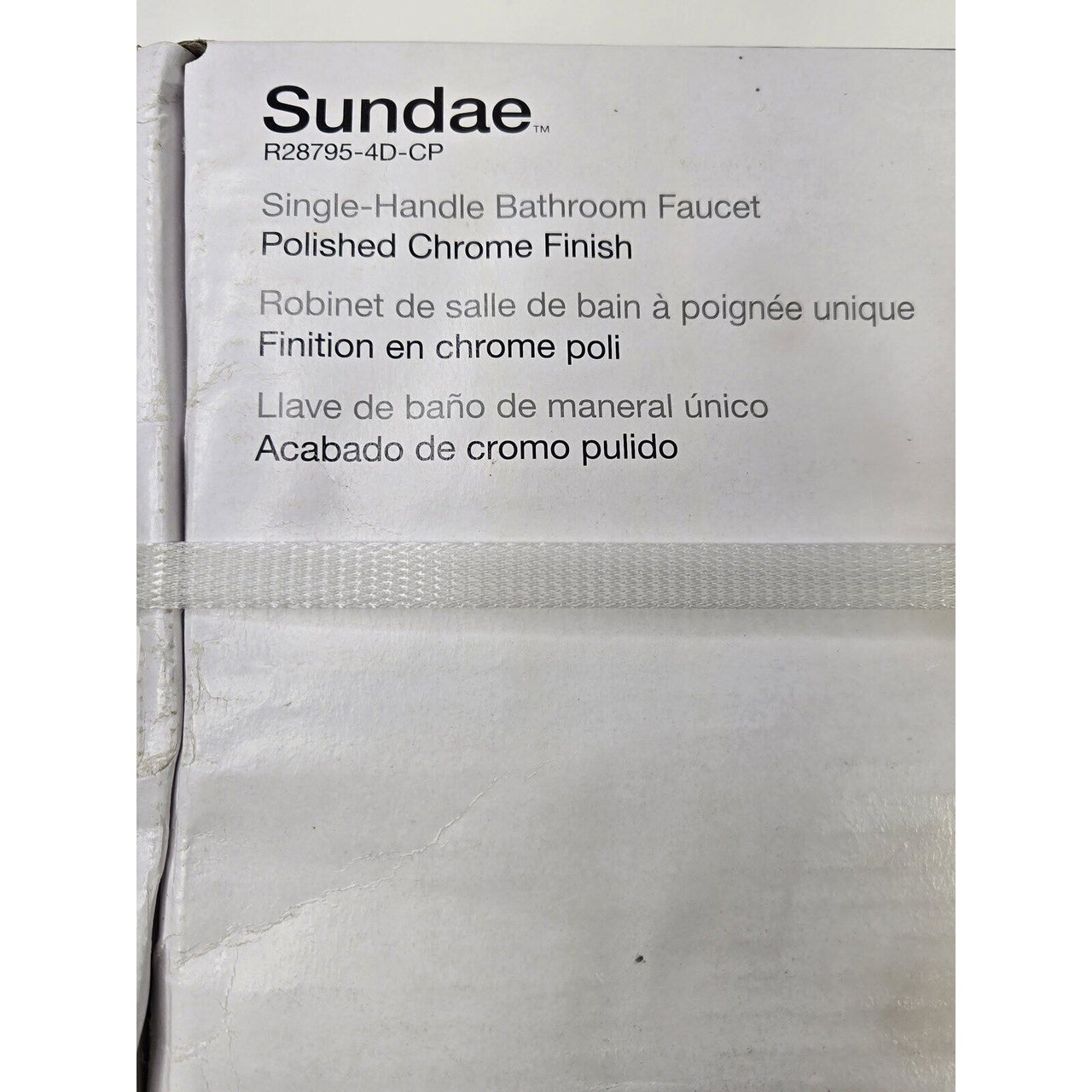 Kohler R28795-4D-CP Sundae Single Hole Bathroom Faucet - Polished Chrome