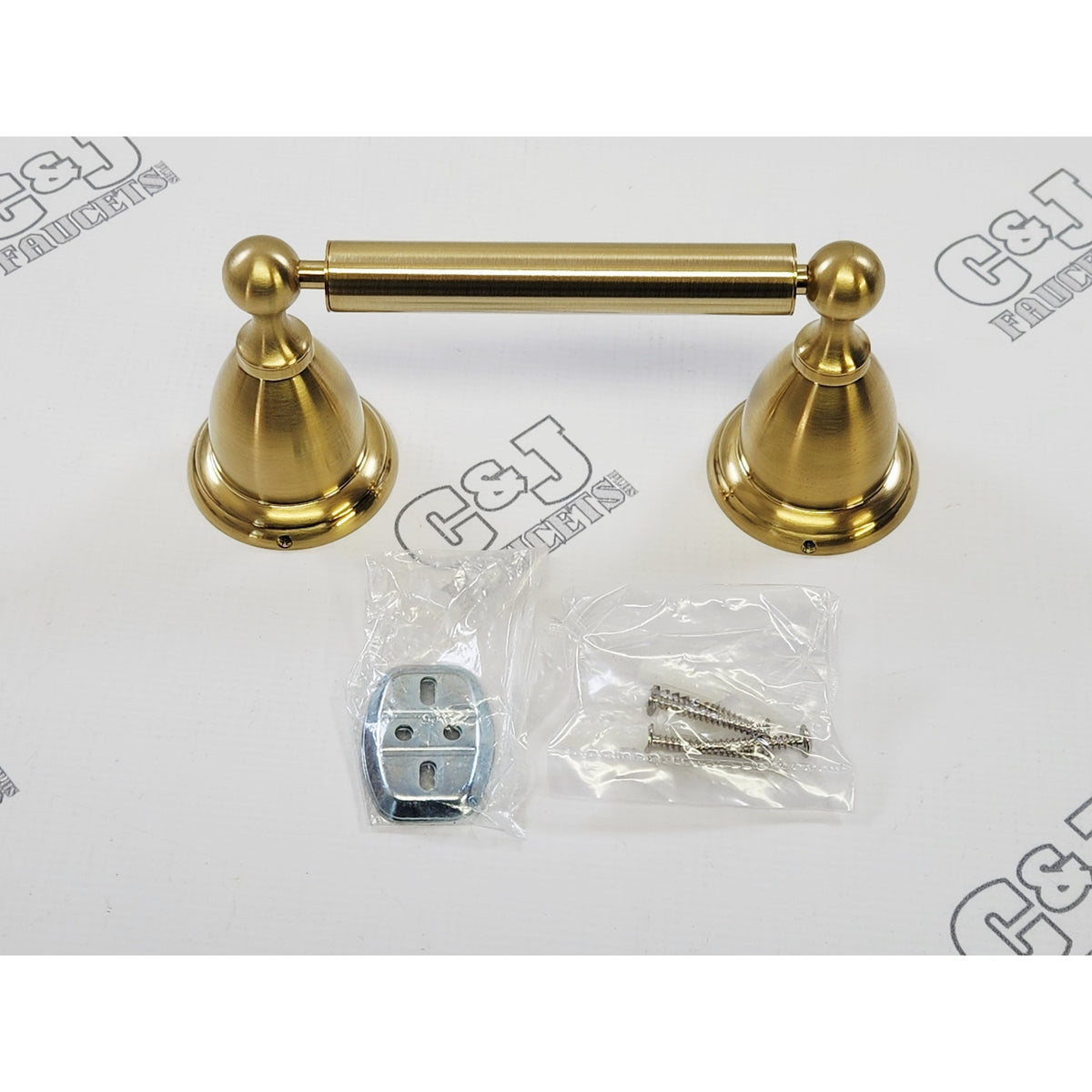 Kingston Brass BA1758BB Heritage Wall Mount Toilet Paper Holder - Brushed Brass
