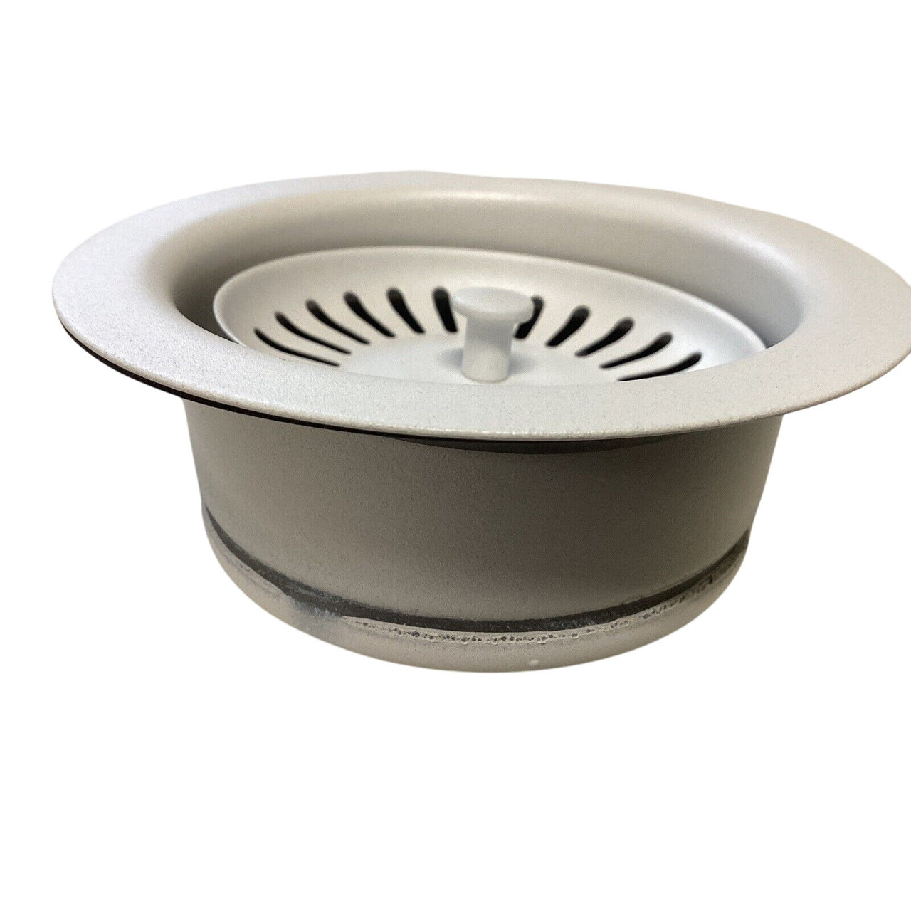 Blanco 240328 3.5" Metal Waste Flange for Garbage Disposal - White