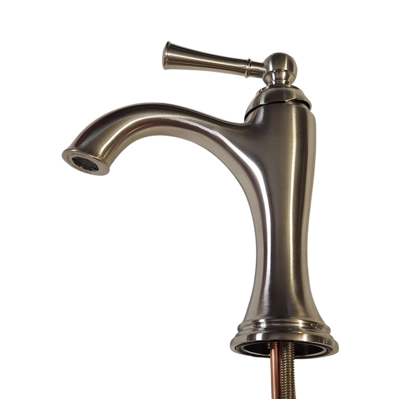 Pfister LG42-TB0K Tisbury 1-Handle Single Hole Bathroom Faucet - Brushed Nickel